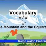 Aao English seekhein, class 5 L 11.4, Comprehension, poem, The mountain and squirrel