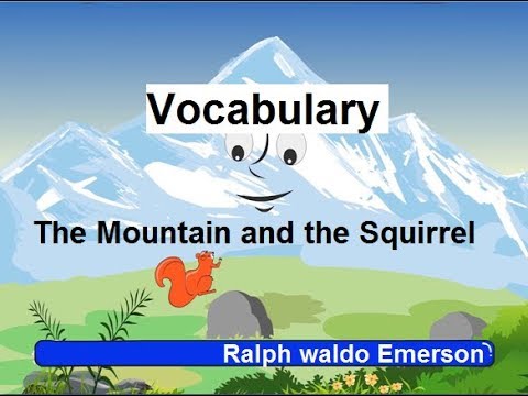 Aao English seekhein, class 5 L 11.5, comprehension, Poem, The mountain and squirrel