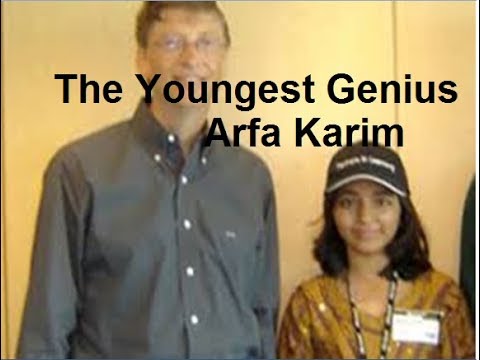 Aao English seekhein, class 5 L  7.1, The Youngest Genius Arfa Karim