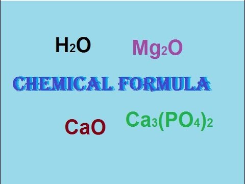 9th class Chemistry unit 1.11, How to write chemical formula