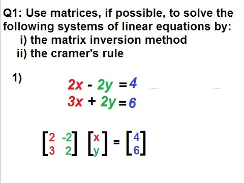 9th class math unit 1, exercise 1.6 Inverse matrix