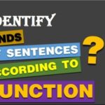 9th class English unit 2.20, Identify sentences,