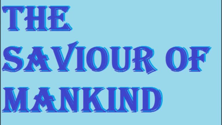9th class English unit 1.2, The Saviour of mankind,  انسانیت کا نجات دہندہ