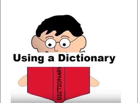 9th class English unit 2.11, How dictionary is used