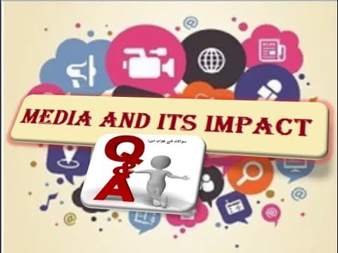 9th class English unit 3.7, Media and its impact, Question answers