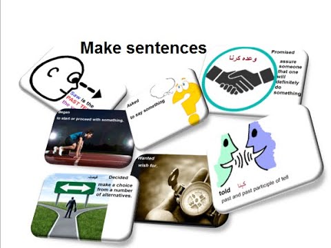 9th class English unit 6.15, Make sentences of Verbs followed by Infinitives