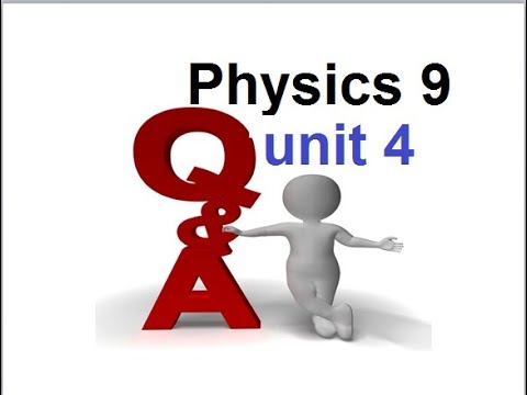 9th class Physics unit 4.11, Question answers chapter 4