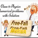 9th class Physics unit 2.22, Free fall problems with solution