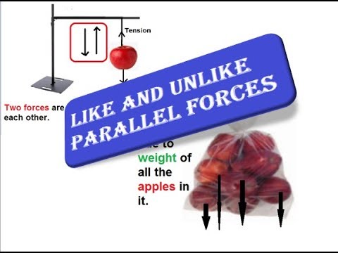 9th class Physics unit 4.1, Like and unlike parallel Forces