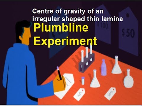 9th class Physics unit 4.8, plumbline experiment