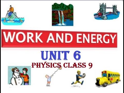 9th class Physics unit 6.1, Work and Energy