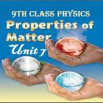 9th class Physics unit 7.1, States of matter