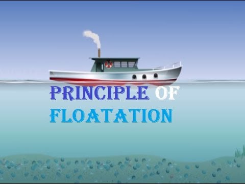 9th class Physics unit 7.7b, Principle of flotation