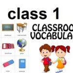 Aao English seekhein, for kids Class 1, classroom vocabulary