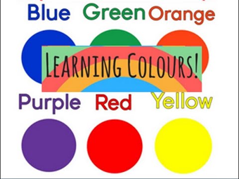 Aao English seekhein, for kids Class 1, Learn name of colors