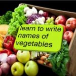 Aao English seekhein, for kids Class 1, Learn name of vegetables