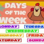 Aao English seekhein, for kids Class 1, Learn name of days of week