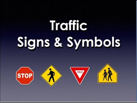 Aao English Seekhein, Grade 2 L 60, Traffic Signs and symbols