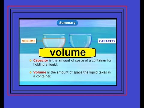 Basic math in Urdu grade 2 L 49,  volume and capacity