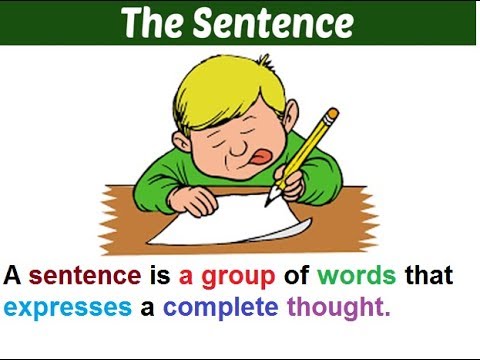 Aao English seekhien, How to write a sentences? in Urdu L 39