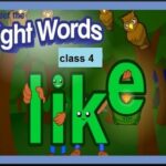 Aao English Seekhein, grade 4 L 20, sight words