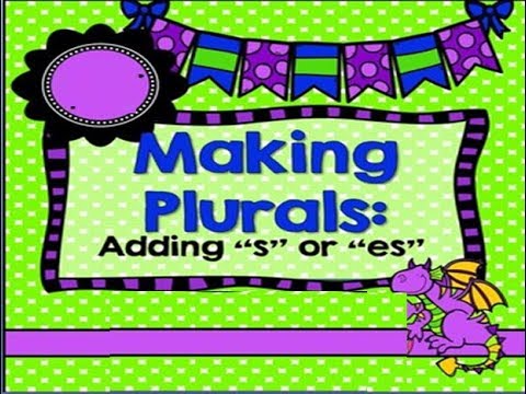 Aao English Seekhein, grade 4 L 23,  spelling rules for making plurals