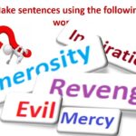 Learn English class 4, Comprehension chapter 1, 3, make sentences