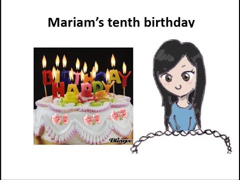 Learn English class 4, Mariam’s tenth birthday 3