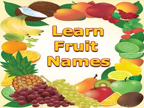 Learn english through urdu, fruits names in english with pictures