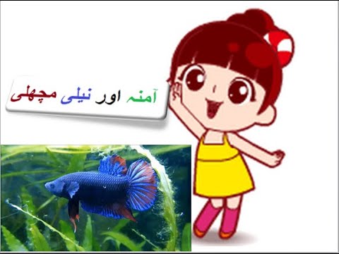 Learn Urdu for kids class 4, Neeli Aur Amina Urdu Kahani sabaq 1