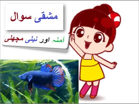 Learn Urdu For kids class 4, Urdu Kahani Amna Aur Neeli Muchali 4