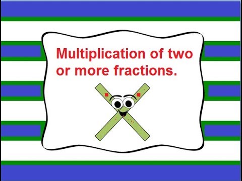 Learn basic Math in Urdu Grade 5 L 29, multiplying 2 or more Fractions