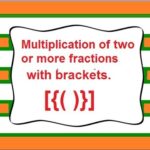 Learn basic Math in Urdu Grade 5 L 30, Multiplying Fractions with brackets