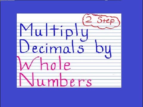 Learn basic Math in Urdu Grade 5 L 37, Multiplying Decimal by whole number