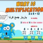 Learn basic Math in Urdu Grade 5 L 5, multiplication