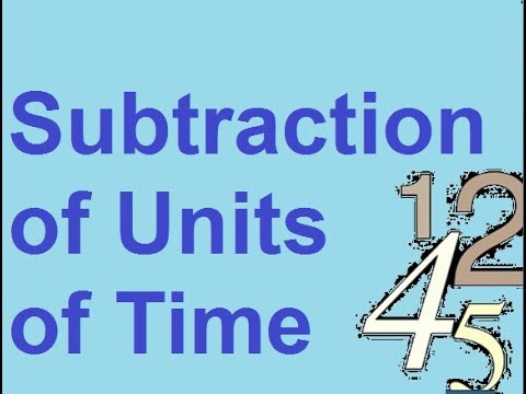 Learn basic Math in Urdu Grade 5 L 57, Subtracting Time