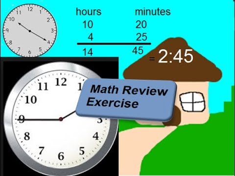 Learn basic Math in Urdu Grade 5 L 65, Time conversion Review exercise