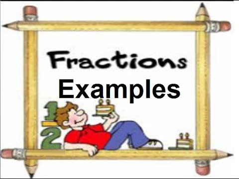 Learn basic concept of math in Urdu, Grade 3 L 41, Fractions examples