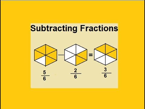 Learn basic concept of math in Urdu, Grade 3 L 45, Subtraction of Fractions