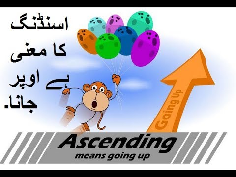 Math class 3 L 8, ascending and descending order in Urdu