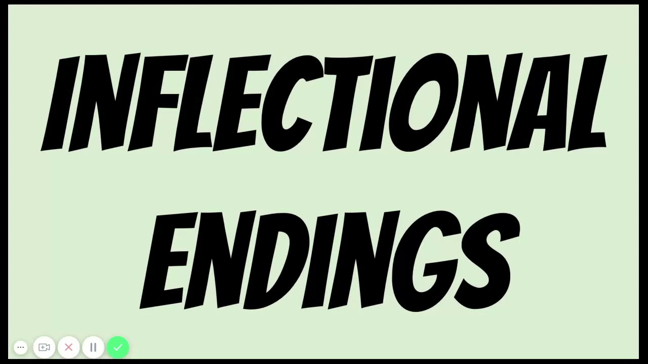 Single National Curriculum/SNC/English 4/Valuing Others/Inflectional endings