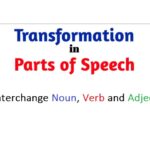 Single National Curriculum/SNC/English 4/The pride of Pakistan/transformation in parts of speech